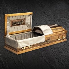Саркофаг двухкрышечный ВАВИЛОН ВЕЧЕРЯ КРЕСТ